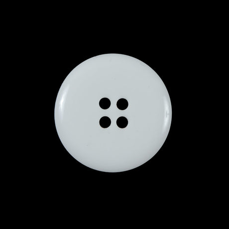 White 4-Hole Plastic Button - 36L/23mm