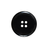 Black 4-Hole Plastic Button - 36L/23mm