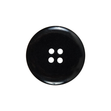 Black 4-Hole Plastic Button - 36L/23mm