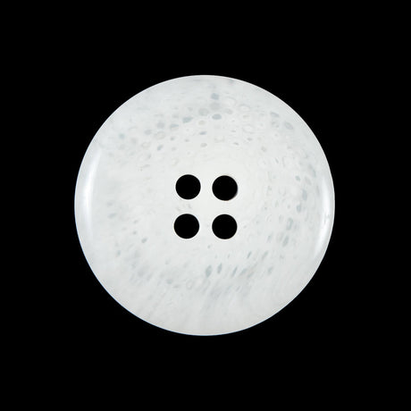 Translucent White 4-Hole Button - 40L/25.5mm