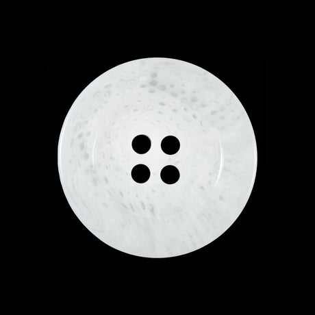 Translucent White 4-Hole Button - 40L/25.5mm