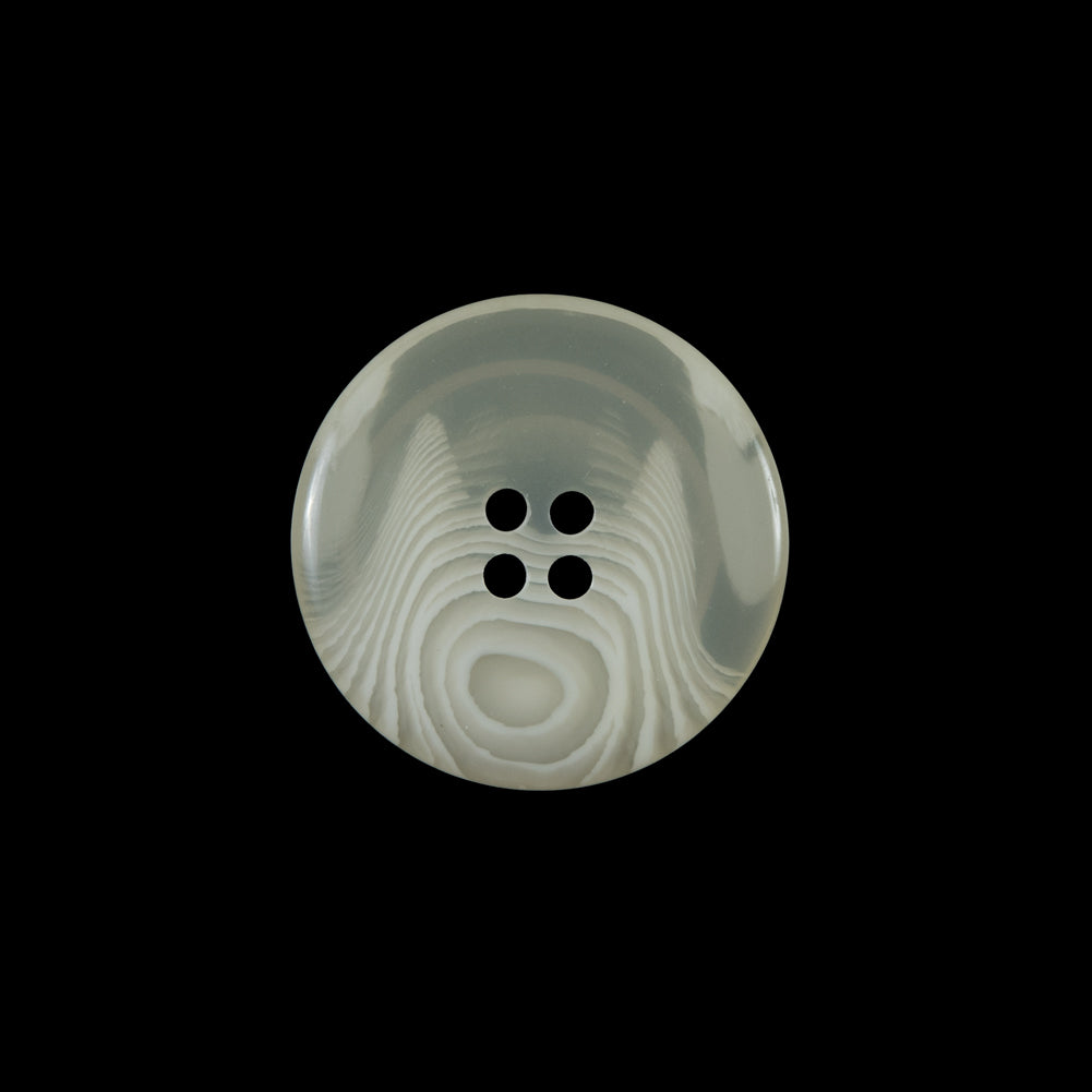 Yellow Translucent Plastic Button - 32L/20.5mm