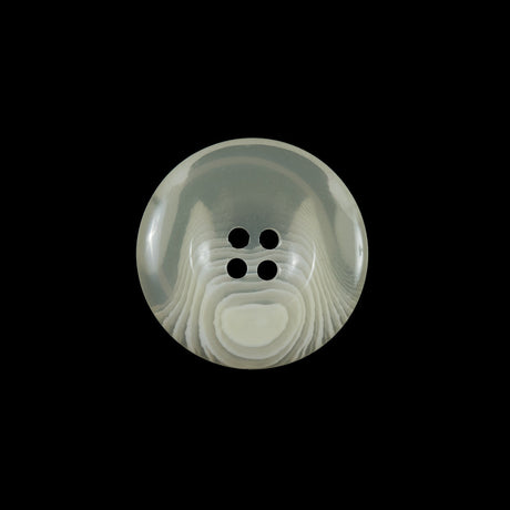 Yellow Translucent Plastic Button - 32L/20.5mm