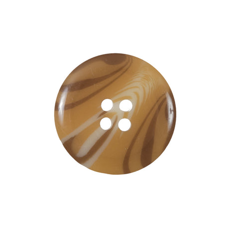 Brown and Beige Plastic Button - 36L/23mm