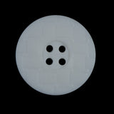 White Textured 4-Hole Button - 45L/28mm