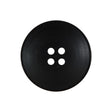 Black Concaving 4 Hole Button - 40L/25.5mm