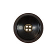 Black and Gold Concaving Plastic Button - 36L/23mm