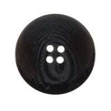 Black and Gray Swirl 4-Hole Plastic Button - 44L/28mm