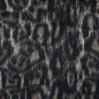 Cavalli Black and Oyster White Animalistic Alpaca Coating