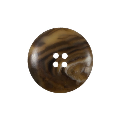 Brown 4-Hole Plastic Button - 35L/22mm