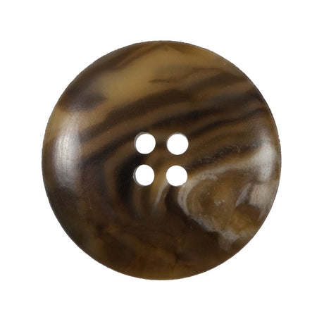Brown 4-Hole Plastic Button - 45L/28mm