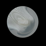 White Translucent Shank-Back Button - 44L/28mm