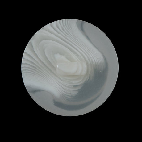 White Translucent Shank-Back Button - 44L/28mm