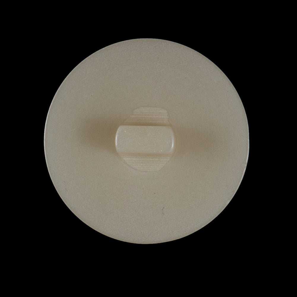 Beige Plastic Shank-Back Button - 44L/28mm