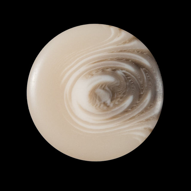 Beige Plastic Shank-Back Button - 44L/28mm