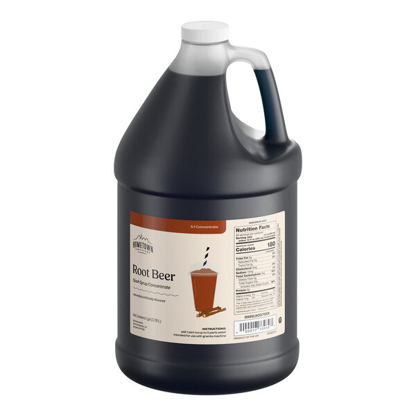 Hometown Provisions 1 Gallon Root Beer Slushy 5:1 Concentrate - 4/Case