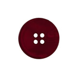 Red Translucent Four-Hole Button - 36L/23mm