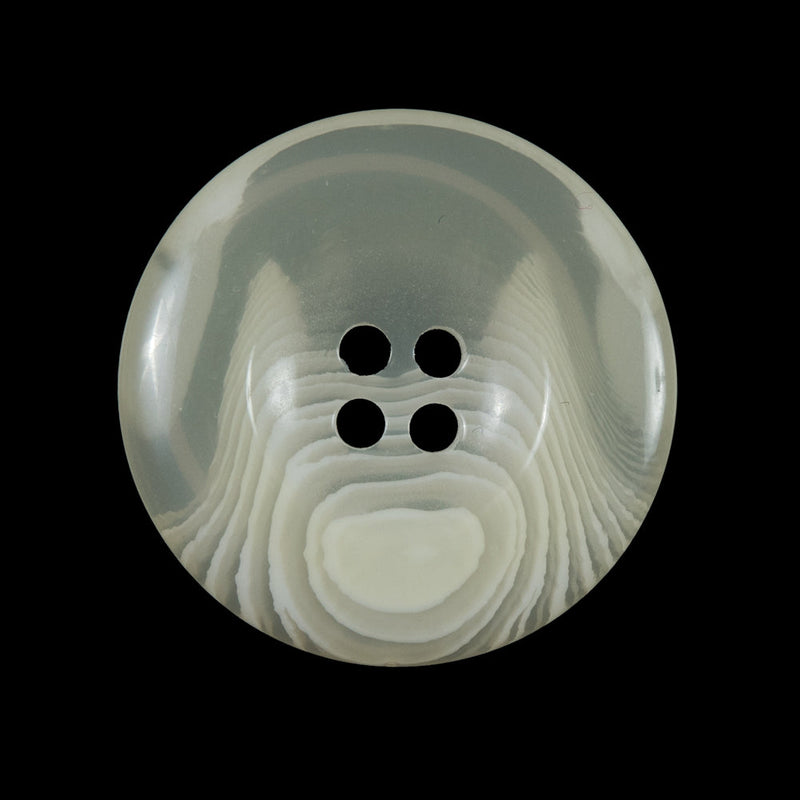 Yellow Translucent 4-Hole Plastic Button - 44L/28mm