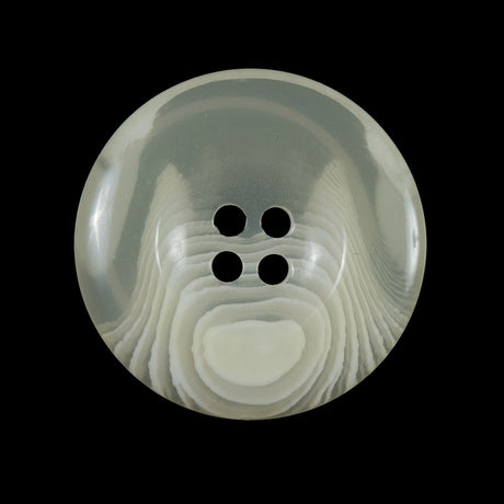 Yellow Translucent 4-Hole Plastic Button - 44L/28mm