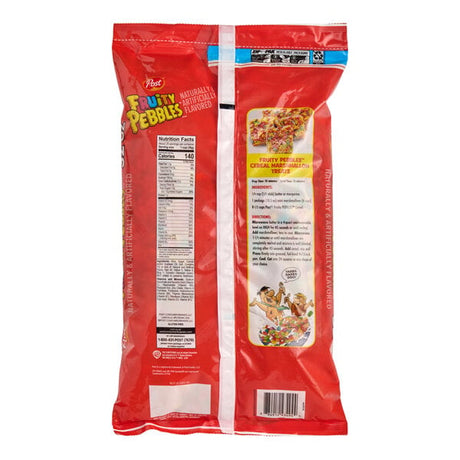 Post Fruity Pebbles Cereal 32 oz. - 8/Case
