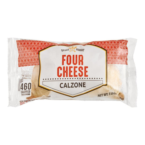 Grand Prairie 4 Cheese Calzone 7 oz. - 12/Case