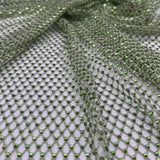 Diamond Fishnet 4-Way Stretch Fabric