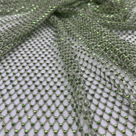 Diamond Fishnet 4-Way Stretch Fabric