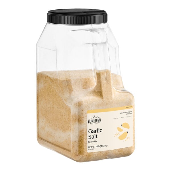 Hometown Provisions Garlic Salt 10 lb. - 4/Case