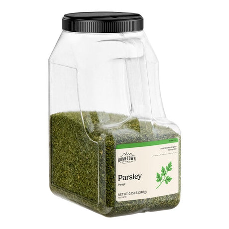 Hometown Provisions Dried Parsley 0.75 lb. - 4/Case