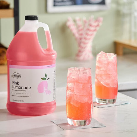 Hometown Provisions Pink Lemonade Beverage 5:1 Concentrate 1 Gallon - 4/Case