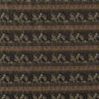 Olive Green Polyester Blend with Woven Floral Stripes