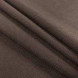 Chocolate Brown Basketwoven Cotton and Polyester Upholstery Fabric