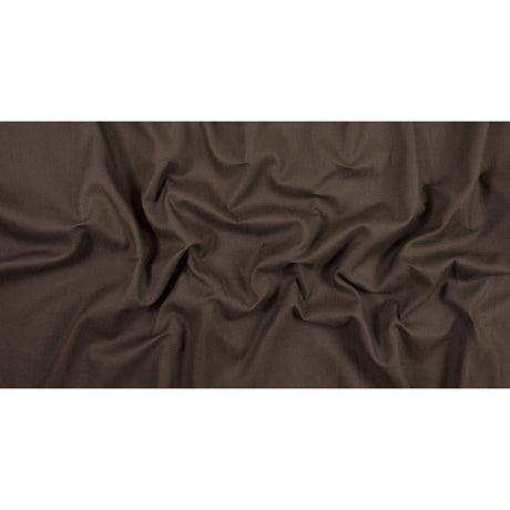 Chocolate Brown Basketwoven Cotton and Polyester Upholstery Fabric