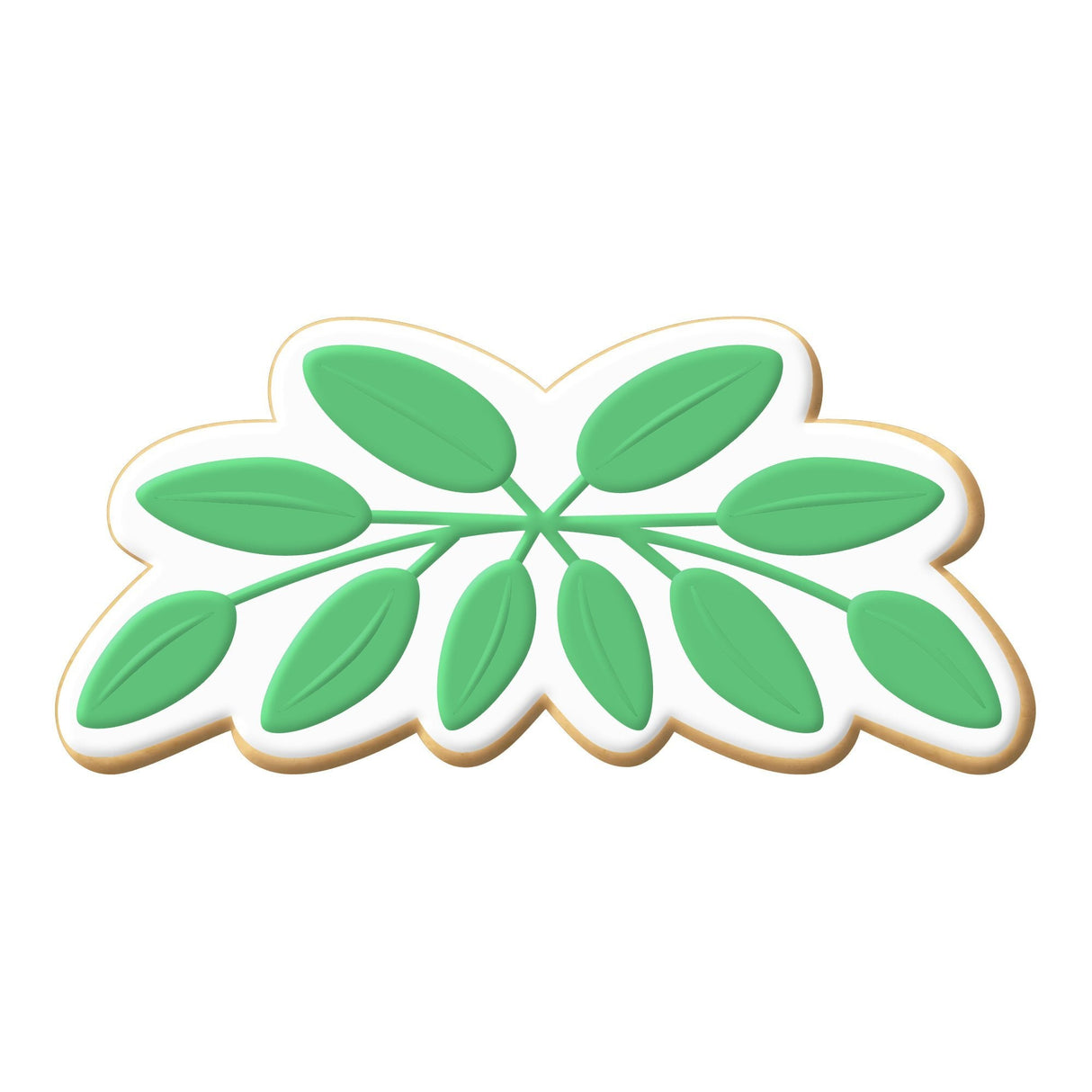 Floral Eucalyptus Leaf Cookie Cutter 4 in B1279