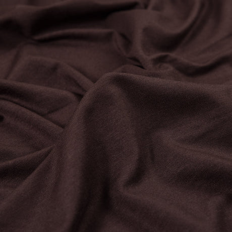 Stretch Bamboo Jersey - Brown - Willow Collection