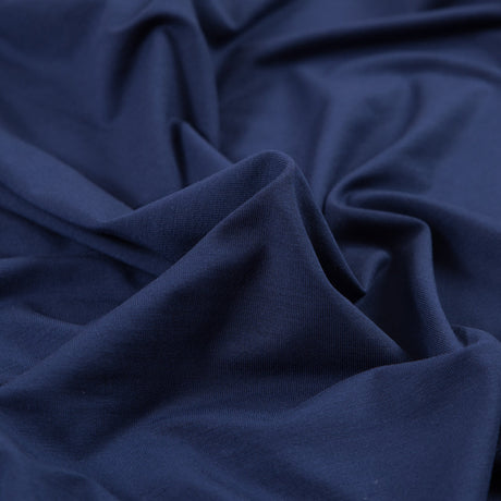 Stretch Bamboo Jersey - Blue - Willow Collection
