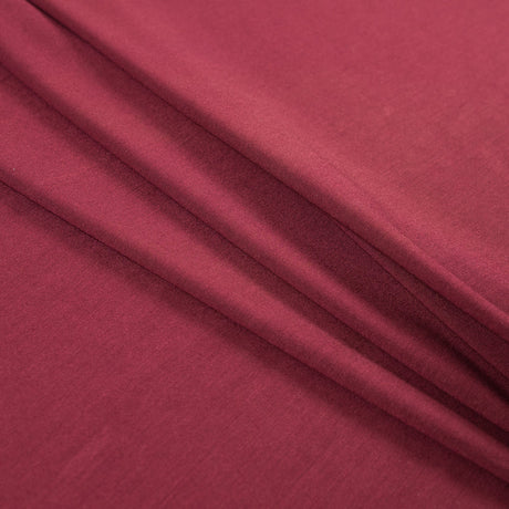 Stretch Bamboo Jersey - Wine - Willow Collection