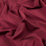 Stretch Bamboo Jersey - Wine - Willow Collection