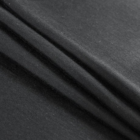 Black Stretch Tubular Knit