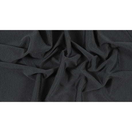 Black Stretch Tubular Knit