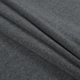 Heather Gray Stretch Tubular Rib Knit
