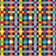 Cotton Check Fabric Multi Mingle 44/45"