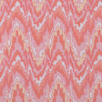 Peach Pink and Golden Haze Geometric Blended Cotton Woven