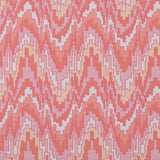 Peach Pink and Golden Haze Geometric Blended Cotton Woven