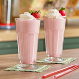 Frostline Crafted Collective Strawberries N Cream Dutch-Style Waffle Flavoring for Soft Serve and Shake Mixes 1.75 lb. - 6/Case