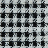 Black and White Double Faced Woven Cotton Blend