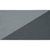 Black and White Double Faced Woven Cotton Blend
