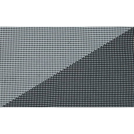 Black and White Double Faced Woven Cotton Blend