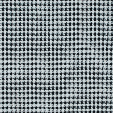 Black and White Double Faced Woven Cotton Blend