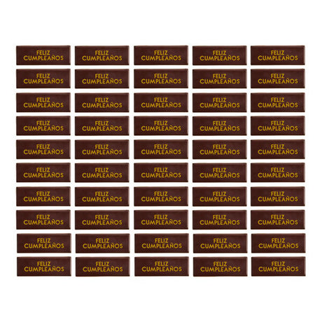 Chocolatree Feliz Cumpleanos Chocolate Decoration - 300/Case